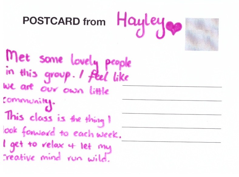 postcards from the artgroup Hayley