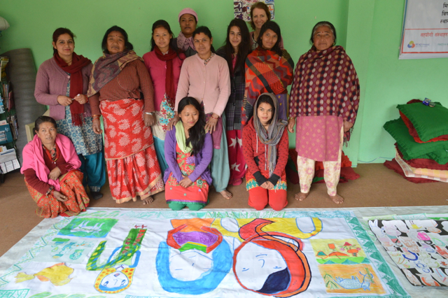 Group with Anne at rear